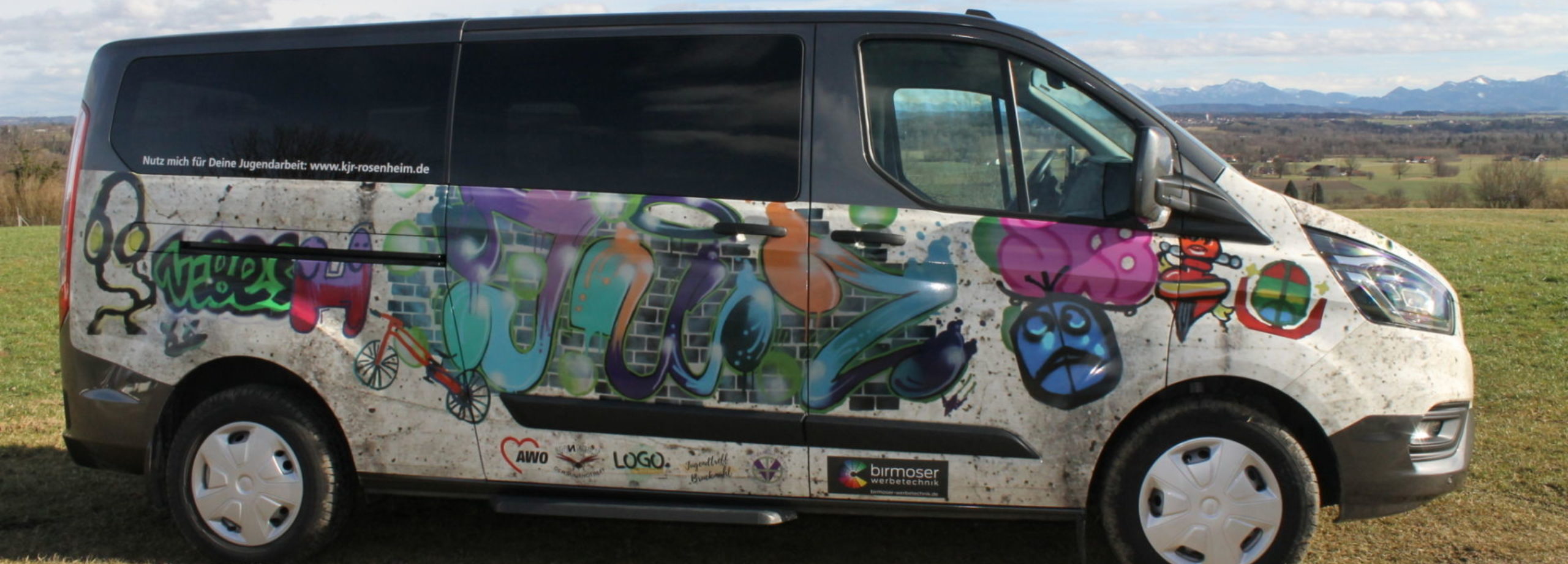 Kleinbus Graffiti 1